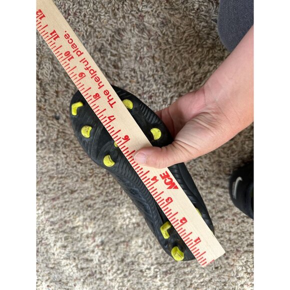 Nike Mercurial Vapor 15 Academy Soccer Cleats Size 4.5Y Black/Yellow Lightweight - Picture 7 of 8